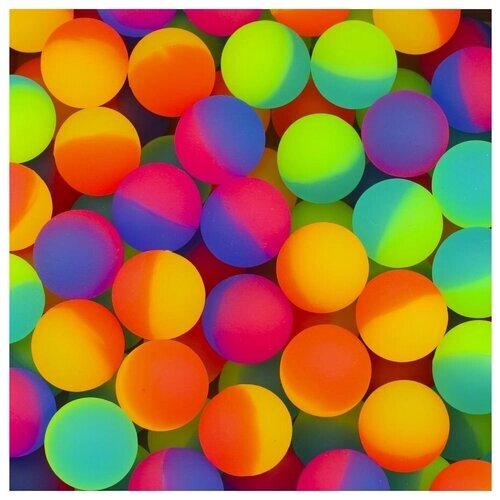Мячи-прыгуны "Цветной лед" 32мм (50 шт) от компании М.Видео - фото 1