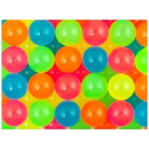 Мячи-прыгуны , попрыгунчики , прыгунки "Фосфорный" 25мм (50 шт.) Резиновый шарик. Резиновый мяч. Прыгун резиновый. Разноцветные шарики.