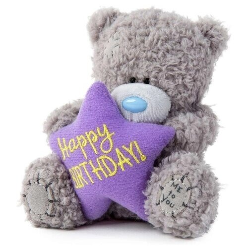 Мягкая игрушка Мишка Тедди Happy Birthday от компании М.Видео - фото 1