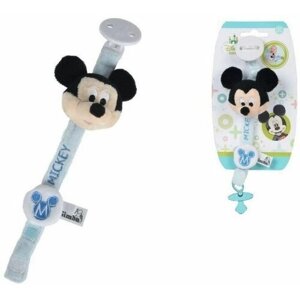 Мягкая игрушка с держателем "Микки Маус", погремушка для новорожденных, Simba