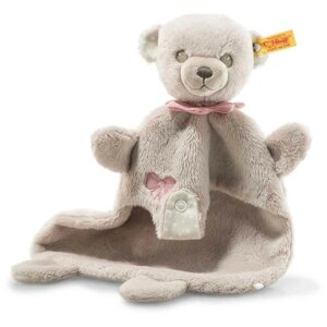 Мягкая игрушка Steiff Hello Baby Lea Teddy bear comforter in gift box (Штайф Мишка Лея комфортер в коробке 28 см)