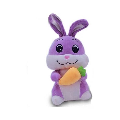 Mягкая игрушка Зайчик с морковкой 30 см от компании М.Видео - фото 1