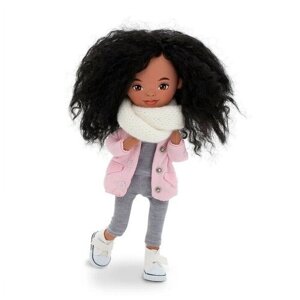 Мягкая кукла Tina в розовой куртке, 32 см