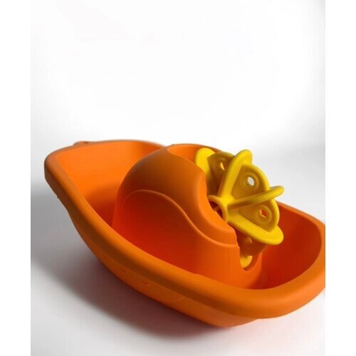 Мягкий катерок с вертушкой оранжевый для игры в воде Биплант от компании М.Видео - фото 1