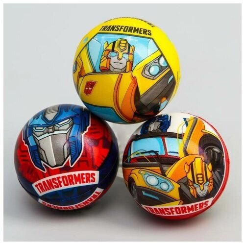 Мягкий мяч "Трансформеры" Transformers 6,3см, микс от компании М.Видео - фото 1