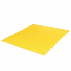 Мягкий пол универсальный «New-накат. Соты», цвет жёлтый, 100 100 см, 14 мм