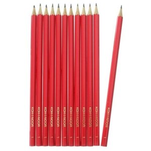 Набор 12 штук карандаш чернографитный Koh-I-Noor 1702/1 HB, граненый (2754322)