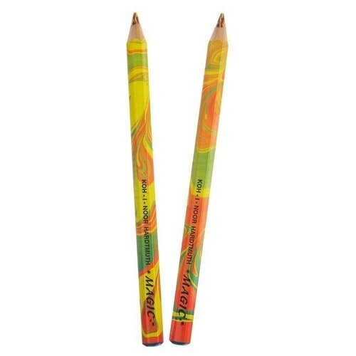 Набор 2 штуки карандаш с многоцветным грифелем Koh-I-Noor Magic, утолщённый (1181215) от компании М.Видео - фото 1