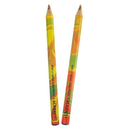 Набор 2 штуки карандаш с многоцветным грифелем , утолщённый (1181215) 1 упак. от компании М.Видео - фото 1