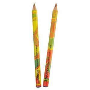 Набор 2 штуки карандаш с многоцветным грифелем , утолщённый (1181215) 1 упак.