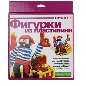 Набор 7 "игрушка из пластилина "пират" 2-304/07