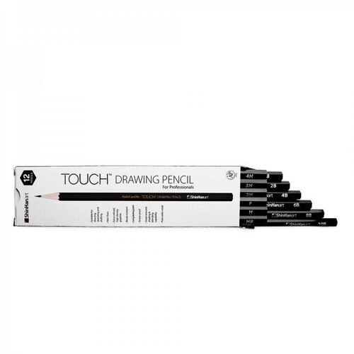 Набор чернографитных карандашей TOUCH Drawing 12 штук в картонной упаковке от компании М.Видео - фото 1