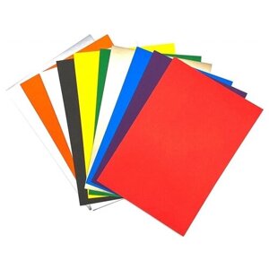 Набор цветной бумаги и картона А4 10л. карт+10л. кв. бум. офс. в асс. С3176