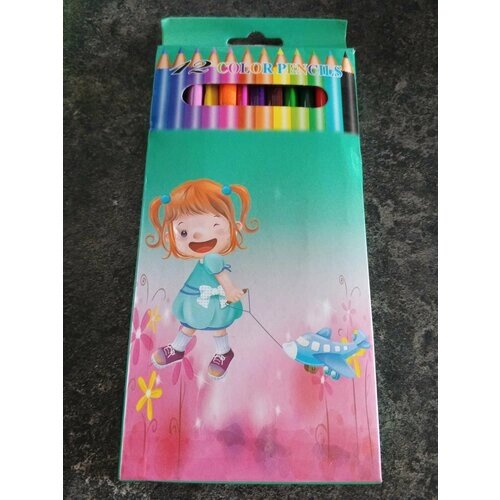 Набор цветных карандашей, 12 цв. от компании М.Видео - фото 1