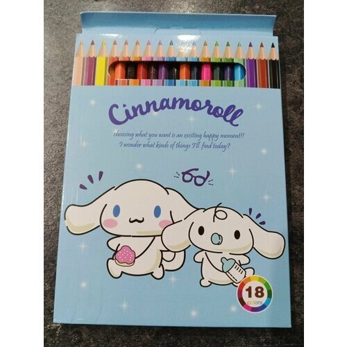 Набор цветных карандашей Cinnamoroll, 18 цв. от компании М.Видео - фото 1