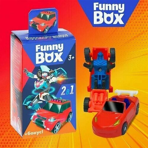 Набор для детей Funny Box "Трансформеры" Набор: карточка, фигурка, лист наклеек "Микс" 3574495 от компании М.Видео - фото 1