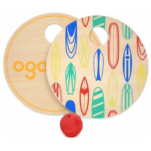 Набор для игры в теннис OgoSport Surf Paddle Ball Hangtag (PBW02) от компании М.Видео - фото 1