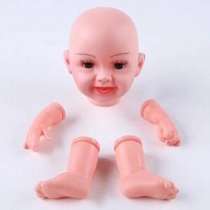 Набор для изготовления куклы - голова, 2 руки, 2 ноги, на куклу 45 см