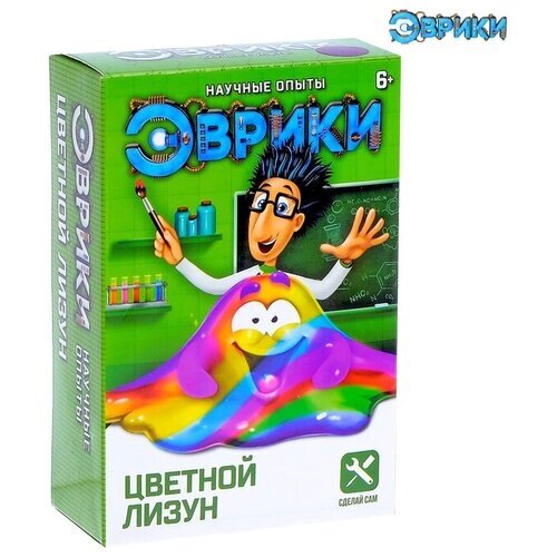 Набор для опытов "Цветной лизун" от компании М.Видео - фото 1