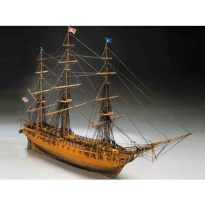 Набор для постройки модели корабля USS CONSTITUTION американский фрегат 1797 г. Масштаб 1:98