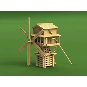 Набор для постройки модели Ветряная мельница А. П. Дурова. Масштаб 1:72
