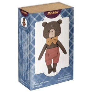 Набор для шитья (изготовления) куклы (игрушки) Miadolla" MN-0315 Мишка Бернард