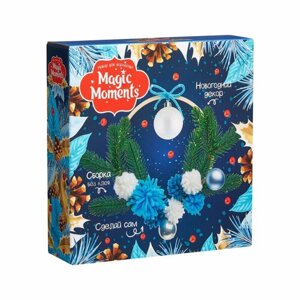 Набор для создания декора MAGIC MOMENTS Новогодний венок синий
