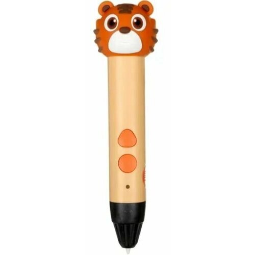 Набор для творчества с 3D-ручкой ABS, PLA, 0.7 мм, скорости - 2, 56 г, оранжевая от компании М.Видео - фото 1