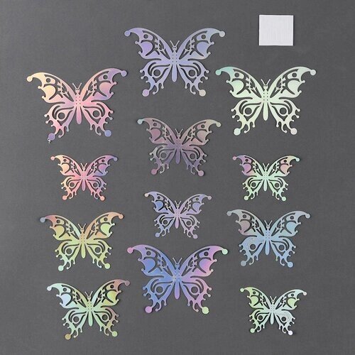 Набор для украшения "Бабочки", 12 шт от компании М.Видео - фото 1
