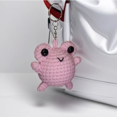 Набор для вязания "crochet internet" брелок жабка розовая от компании М.Видео - фото 1