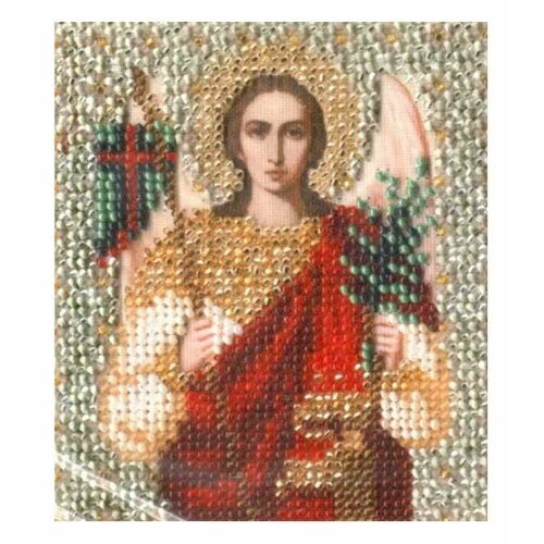 Набор для вышивания бисером чаривна мить Икона Св. архангела Михаила, с нанесенным рисунком, 9*11см от компании М.Видео - фото 1