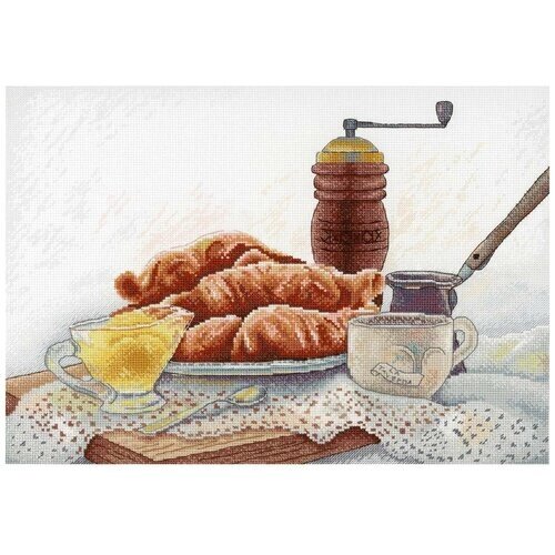 Набор для вышивания "Французский завтрак", 21x19 см, МП-студия от компании М.Видео - фото 1