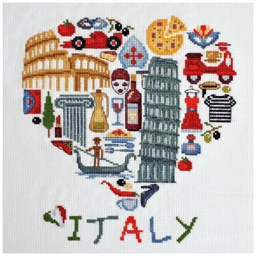 Набор для вышивания Италия 25 x 25 см* марья искусница 11.001.21 от компании М.Видео - фото 1