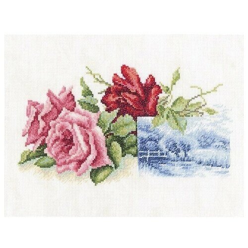 Набор для вышивания крестом RTO "Миниатюра с розами" от компании М.Видео - фото 1