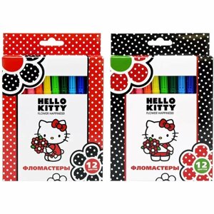 Набор фломастеров Hello Kitty 12 шт HKO-AWP205-12