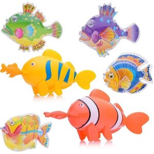 Набор игрушек для купания 388-20 "Рыбки" в пакете