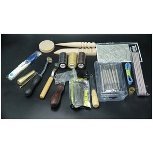 Набор инструментов для работы с кожей 18 предметов номер 2