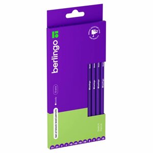 Набор карандашей ч/г Berlingo "Sketch Pencil" 12шт, 3H-3B, заточен, картон. упаковка, европодвес