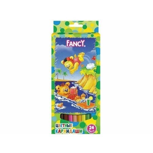 Набор карандашей цветных "Fancy" 24 цвета от компании М.Видео - фото 1