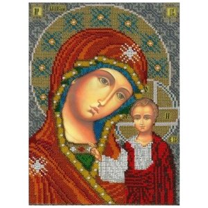 Набор Казанская Богородица 19х25 Вышиваем бисером L-157 19х25 Вышиваем бисером L-157