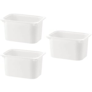 Набор контейнеров труфаст TROFAST IKEA 42*30*23, белый 3 шт.