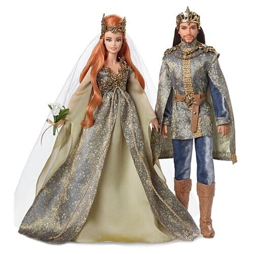 Набор кукол Barbie Барби и Кен Далёкий лес Свадьба в Сказочном королевстве, 29 см, FJH81