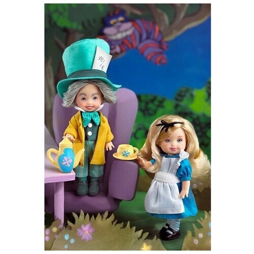 Набор Кукол Barbie Kelly and Tommy as Alice and the Mad Hatter (Барби Кэлли и Томми в роли Алисы и Безумного Шляпника)