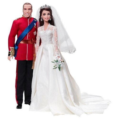 Набор кукол Barbie Уильям и Кэтрин - королевская свадьба, W3420 от компании М.Видео - фото 1