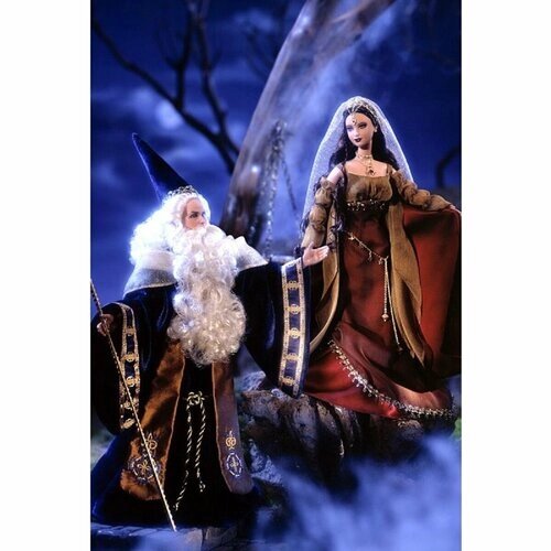 Набор кукол Ken and Barbie as Merlin and Morgan Le Fay (Набор кукол Кен и Барби в роли Мерлина и Морганы ле Фэй) от компании М.Видео - фото 1