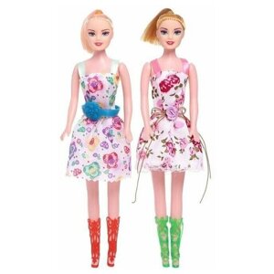 Набор кукол моделей "Сестренки" в платье