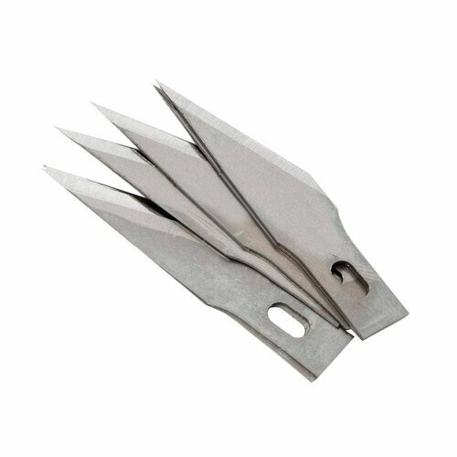 Набор лезвий для макетного ножа-скальпеля, 10 штук от компании М.Видео - фото 1