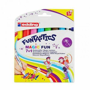 Набор маркеров edding 13 Funtastics, для рисования, 3 мм, 8 цветов, картонная коробка 8 цветов