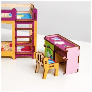 Набор мебели для кукол Лесная мастерская "Детская"5378466)