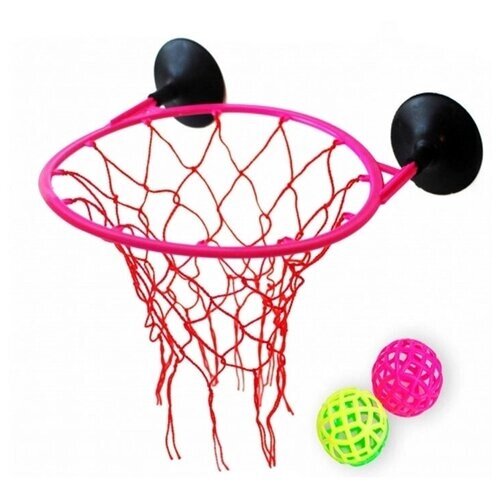 Набор "мини-баскетбол" (кольцо + 4 мяча) от компании М.Видео - фото 1
